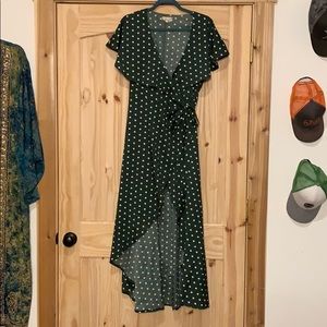 Vici tea & cup wrap dress